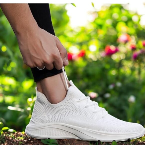 VAMJAM Men's Running Shoes - Lightweight & Breathable Knit Sneakers for Sports, - Picture 3 of 7